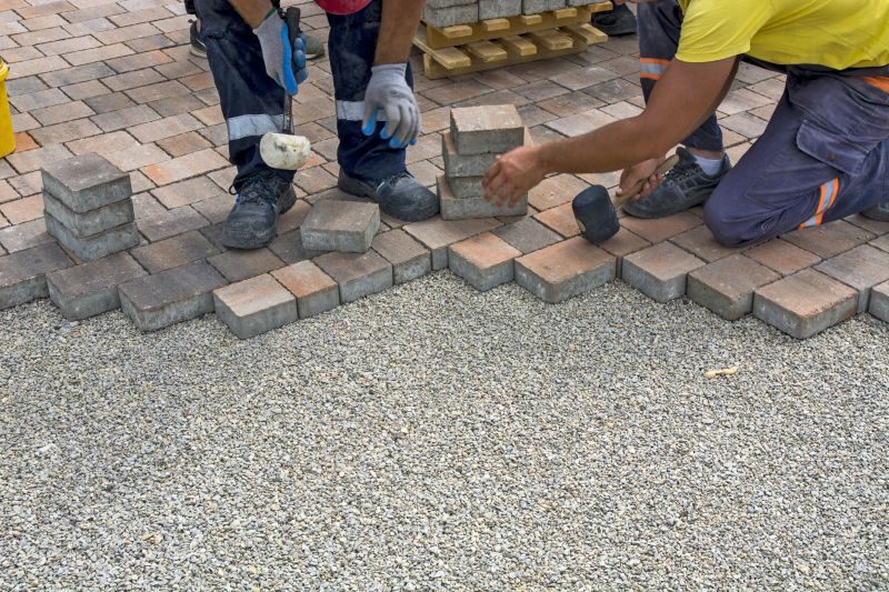 Pavers Installation Site